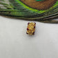 18 Carat Gold Rondelle Ruby Pumpkin Beads 11mm