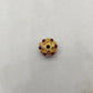 18 Carat Gold Rondelle Ruby Pumpkin Beads 11mm