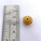 18K Gold Filigree Rondelle Spacer Beads 10x13mm