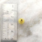 18KT Gold Corrugated Spacer Beads 9x9.5mm