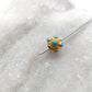 18 Carat Gold Turquoise Ball Spacer Beads 8mm