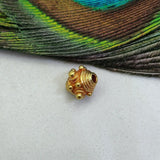 18 Karat Gold Vintage Fancy Rondelle Spacer Beads
