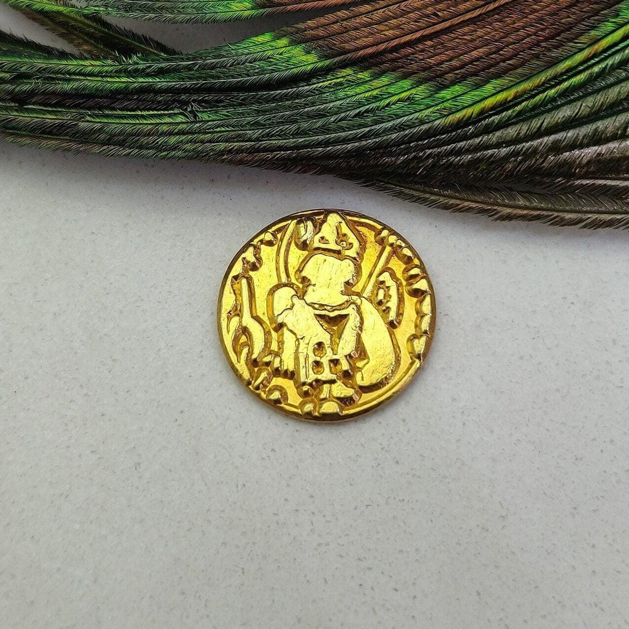 18 Karat Gold-Plated Charm Finding Jewelry Supplies Antique