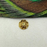 18 Karat Gold Spacer Bead Cap Finding Jewelry Making Supplies