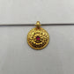 Handcrafted 18k Yellow Gold Ruby Charm Pendant