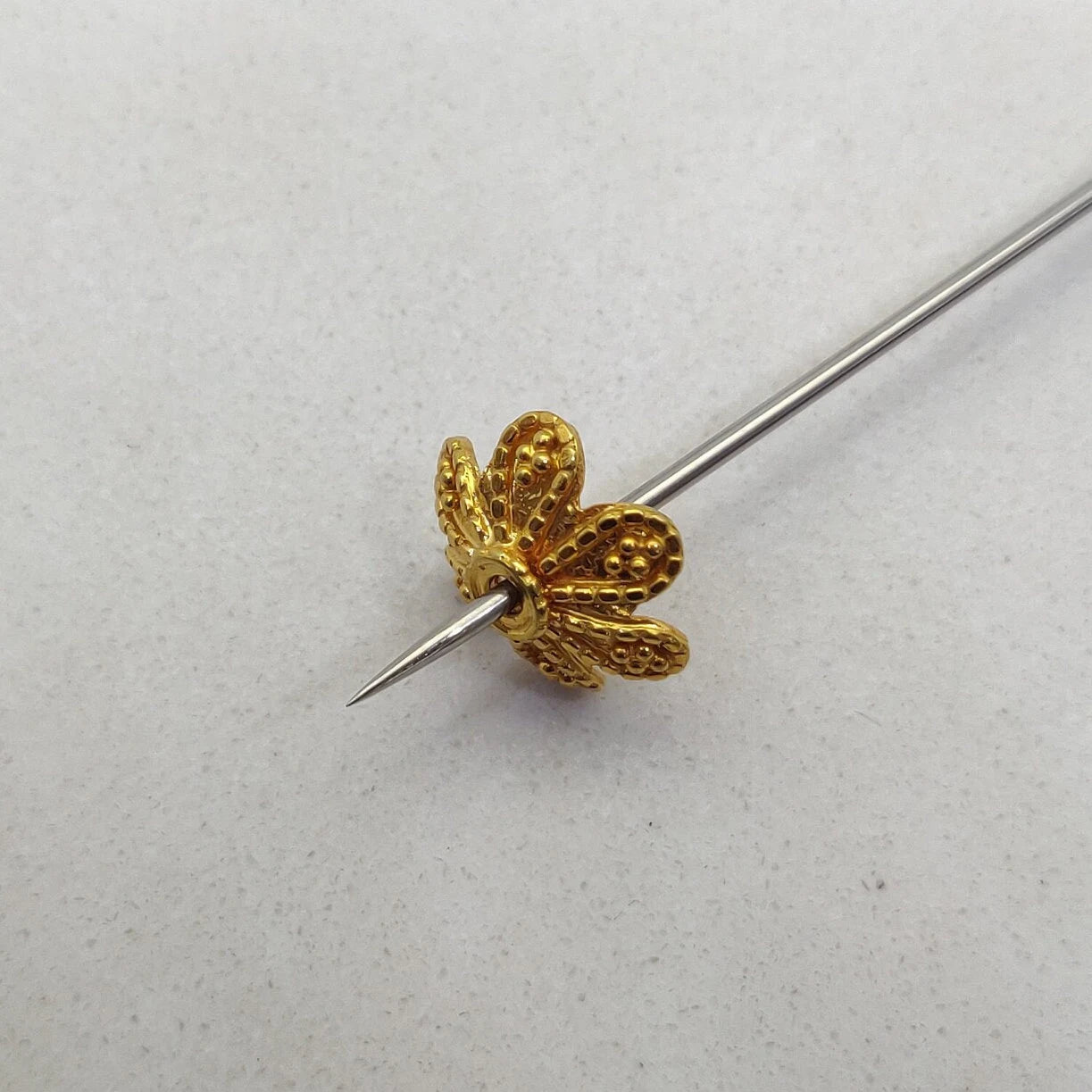 18K Solid Yellow Gold Spacer Caps 13MM