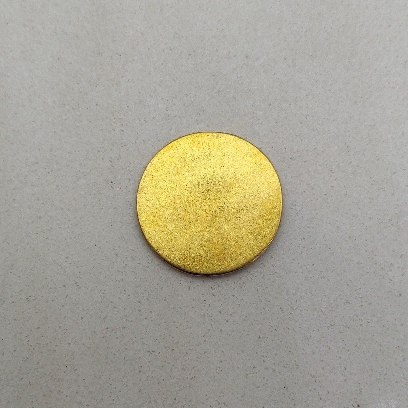 Ancient Coin 18K Yellow Gold Charm Handmade Vintage - SAR Gems