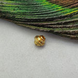 18 Karat Gold Rondelle Spacer Beads Jewelry Use 5mm
