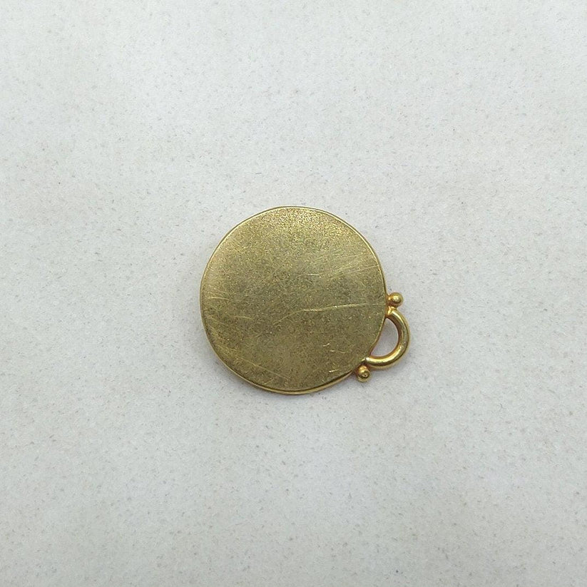 Turquoise Handmade 18k Gold Pendant