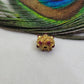 18 Carat Gold Rondelle Ruby Pumpkin Beads 11mm