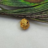 18KT Gold Rondelle Beads-10X9 MM