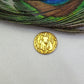 18k Gold Coin 17MM Necklace Coin Finding Charm - SAR Gems
