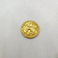 18k Solid Yellow Gold Coin Necklace Charm Finding - SAR Gems