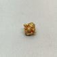 18 Karat Gold Vintage Fancy Rondelle Spacer Beads