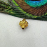 18K Gold 13x10mm Fancy Spacer Beads