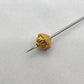 18K Gold Ball Spacer Beads 9x8mm