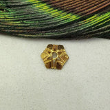18KT Yellow Gold-Plated Bead Cap For Jewelry Making Supplies
