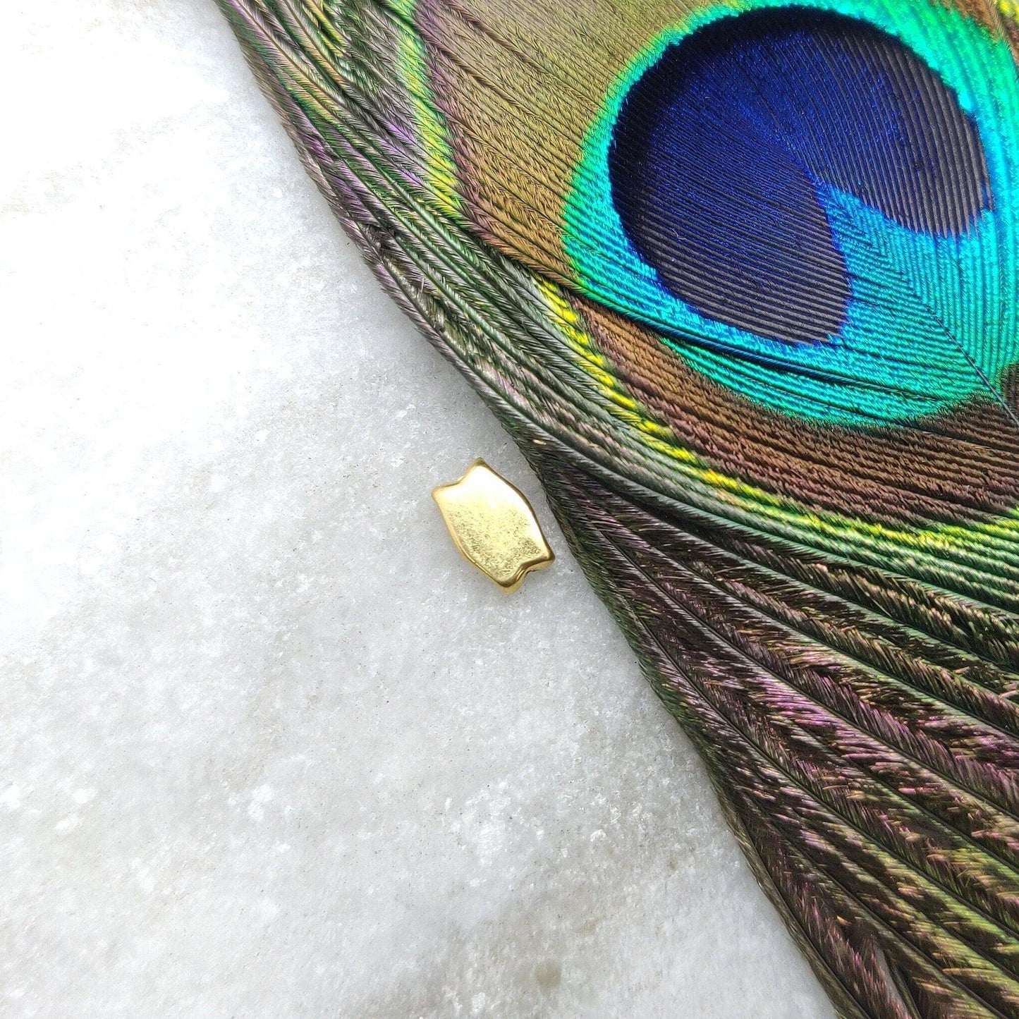 18 Karat Solid Yellow Gold Fancy Gold Spacer Bead Components