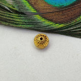 18K Gold Ball Spacer Beads 9x8mm