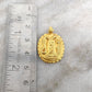 18k Solid Yellow Gold Indian Gold Shiva Charm Pendant