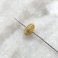 18KTT Gold Antique Spacer Beads 11x8mm