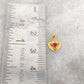 18k Yellow Gold Charm Ruby Pendant