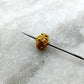 18k Solid Gold Fluted Spacer Bead Finding