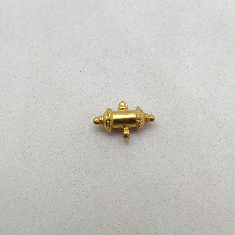 18k Solid Yellow Gold Tabiz Kavacha Pendant Finding 14x9mm