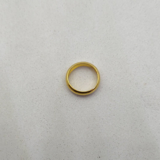 12mm 18k Gold Smooth Round Spacer Beads - view 3