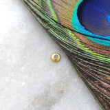 18KT Solid Yellow Gold-Plated Floral Beads Cap for Elegant Jewelry Designs