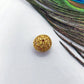 18K Gold Filigree Rondelle Spacer Beads 10x13mm