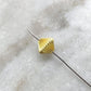 18k Yellow Gold Fluted Lantern Bead
