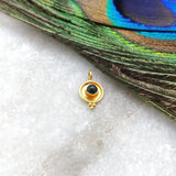Stylish 18K Gold Charm 6x10mm