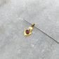 18k Solid Yellow Gold Stone Studded Charm Pendant - Sar Gems