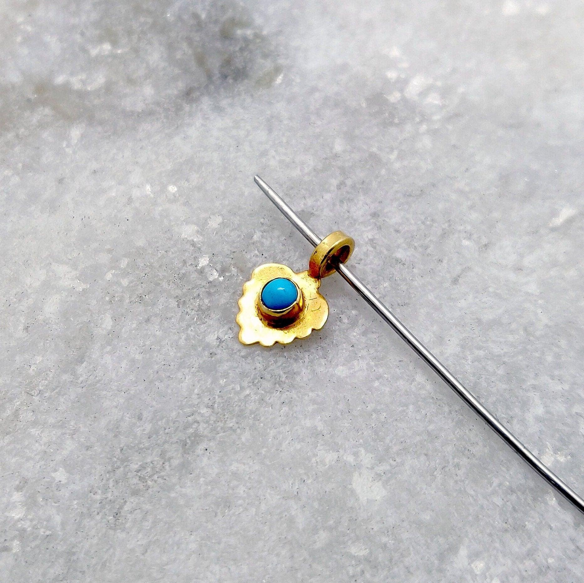 18k Solid Yellow Gold Charm Stone Jewelry Supplier - Sar Gems