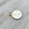 Handmade 18k Yellow Gold Charm 5X10MM - view 3