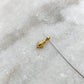 18K Solid Yellow Gold Fancy Charm 11x5mm - Sar Gems
