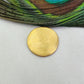 18K Gold Jewish Coin Pendant- 20mm: Judaica