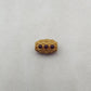 18KT Gold Ruby Stone Studded Fancy Beads - 12X8mm