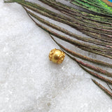 18KT Solid Yellow Gold Antique Gold Spacer Bead Components 6x7mm