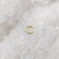 18 Karat Gold Jump Ring Rings Sold By 4pcs