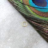 18 Karat Gold Jump Ring Rings Sold By 4pcs