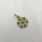 Antique Style 18k Yellow Gold Pendant With Stone