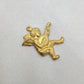18k Gold Baby Angel Charm Baby pendant