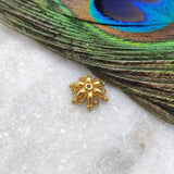 18 Carat Gold Findings Bead Cap Spacer DIY Craft