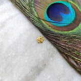 18KT Yellow Gold-Plated Vintage Fancy Floral Bead Cap for Elegant Jewelry Designs