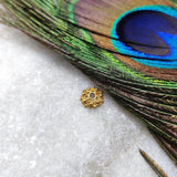 Wholesale 18K Solid Gold Finding Bead Cap