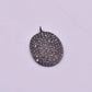 925 Sterling Silver Pave Diamond Pendant - SAR Gems