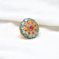 Victorian Ruby Ring Blue Topaz Jewelry - SAR Gems