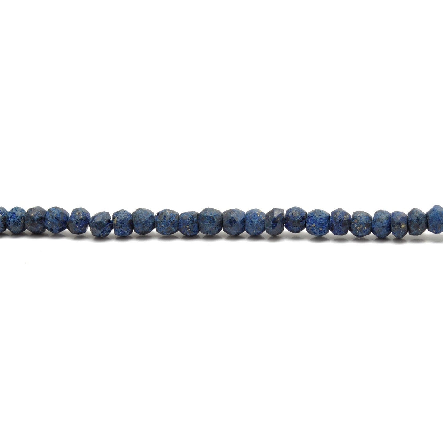 Lapis Lazuli Faceted Rondelle Gemstne Beads 3.5mm 13" Strand - SAR Gems